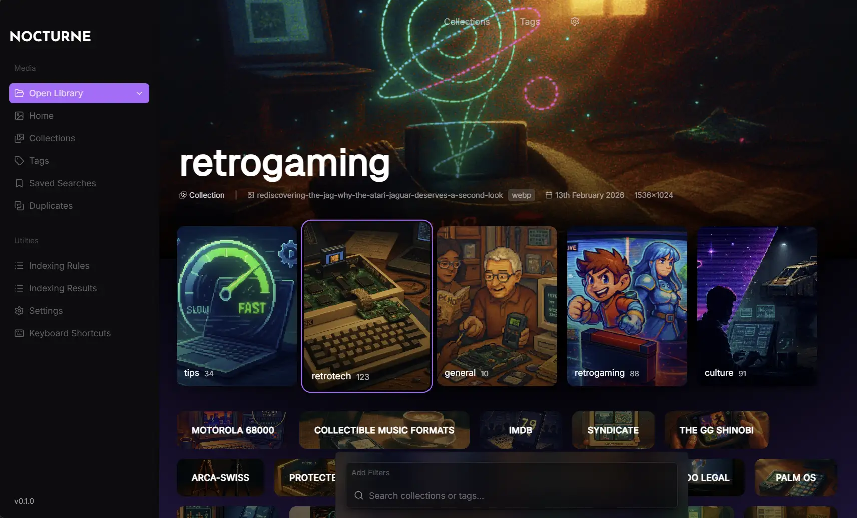 Nocturne app screenshot